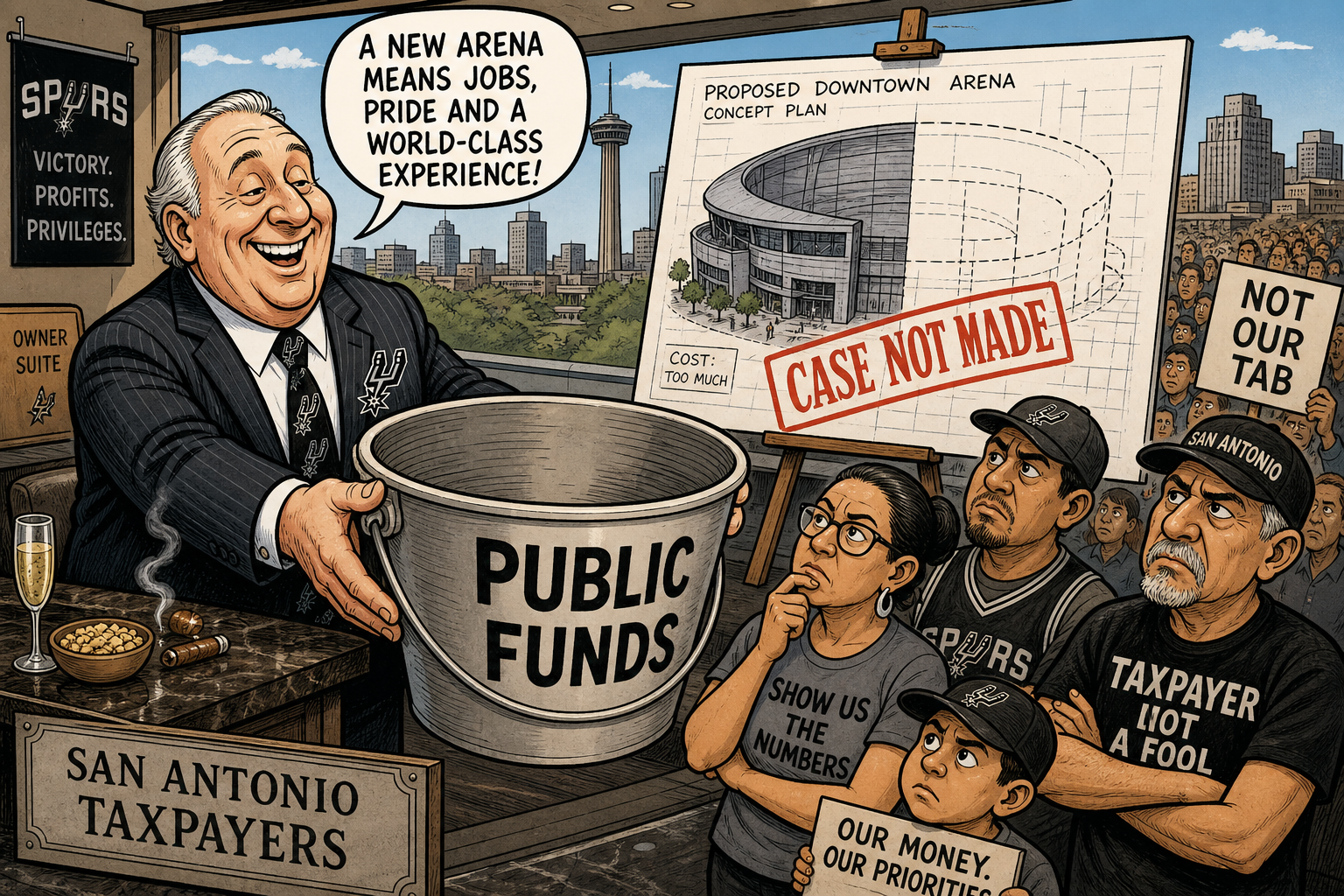 The Spurs Asked San Antonio for $800 Million — and Couldn't Prove It Pays Off