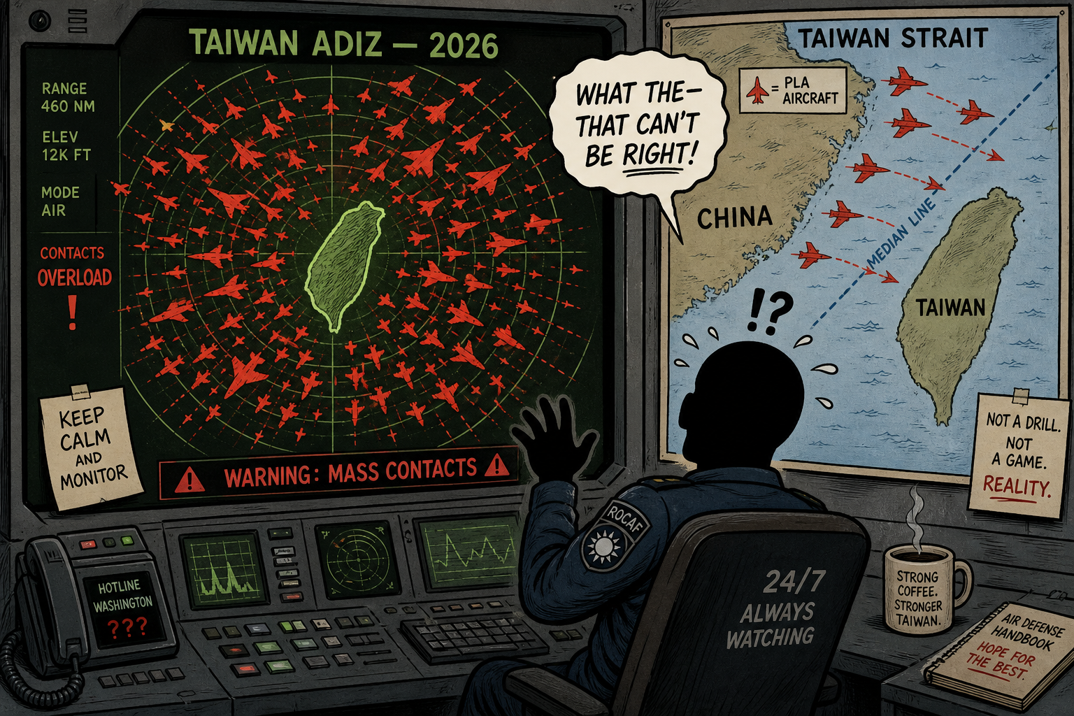 After a Lull, China's PLA Surges Air Activity Around Taiwan