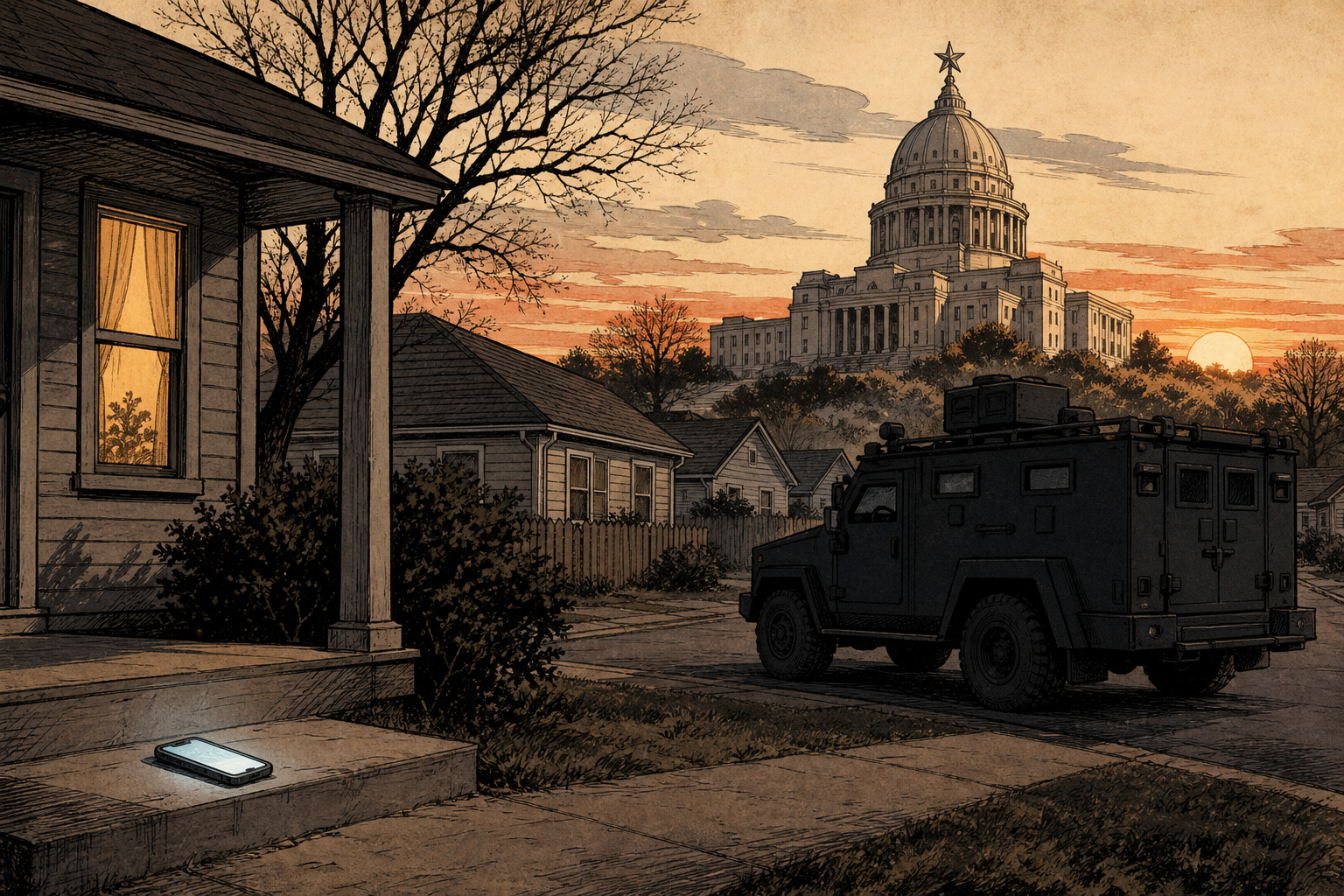 A Man Accused of Plotting an Attack on the Texas Capitol Is in Federal Custody. The County Jail Record Said He Was Out on Bond.