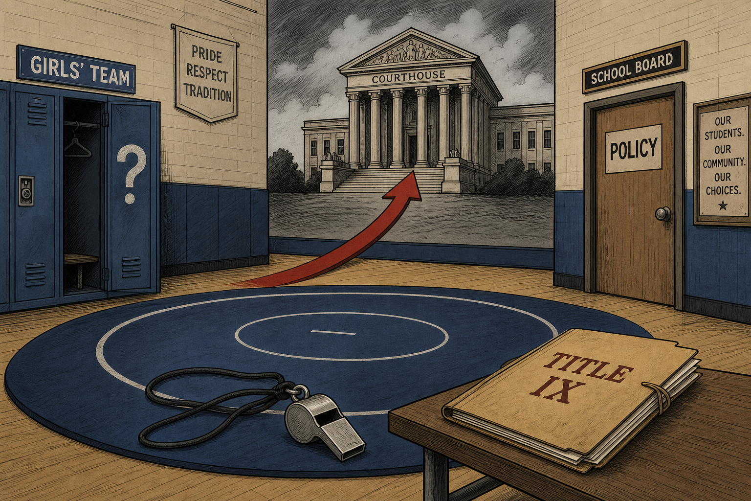 A Washington Family Sues Over a Girls' Wrestling Match. The State's Policy Is on Trial.