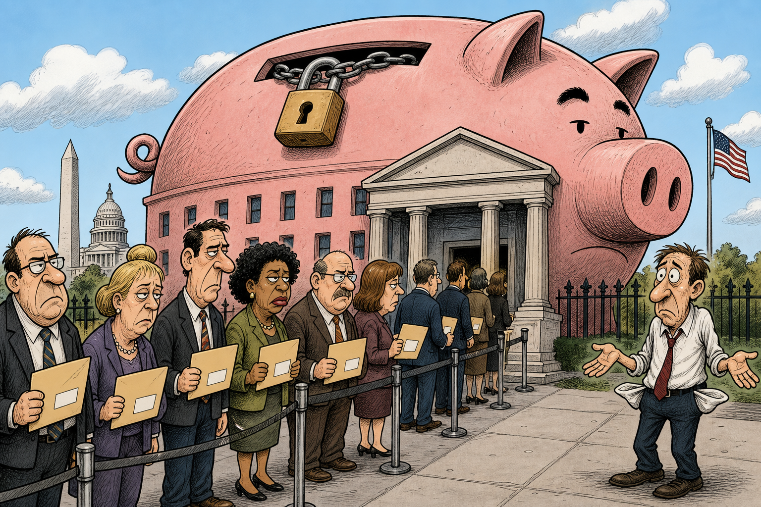 571,000 Federal Employees Owe $6.3 Billion in Back Taxes. The IRS Is Legally Barred From Telling Most Agencies Which Ones.