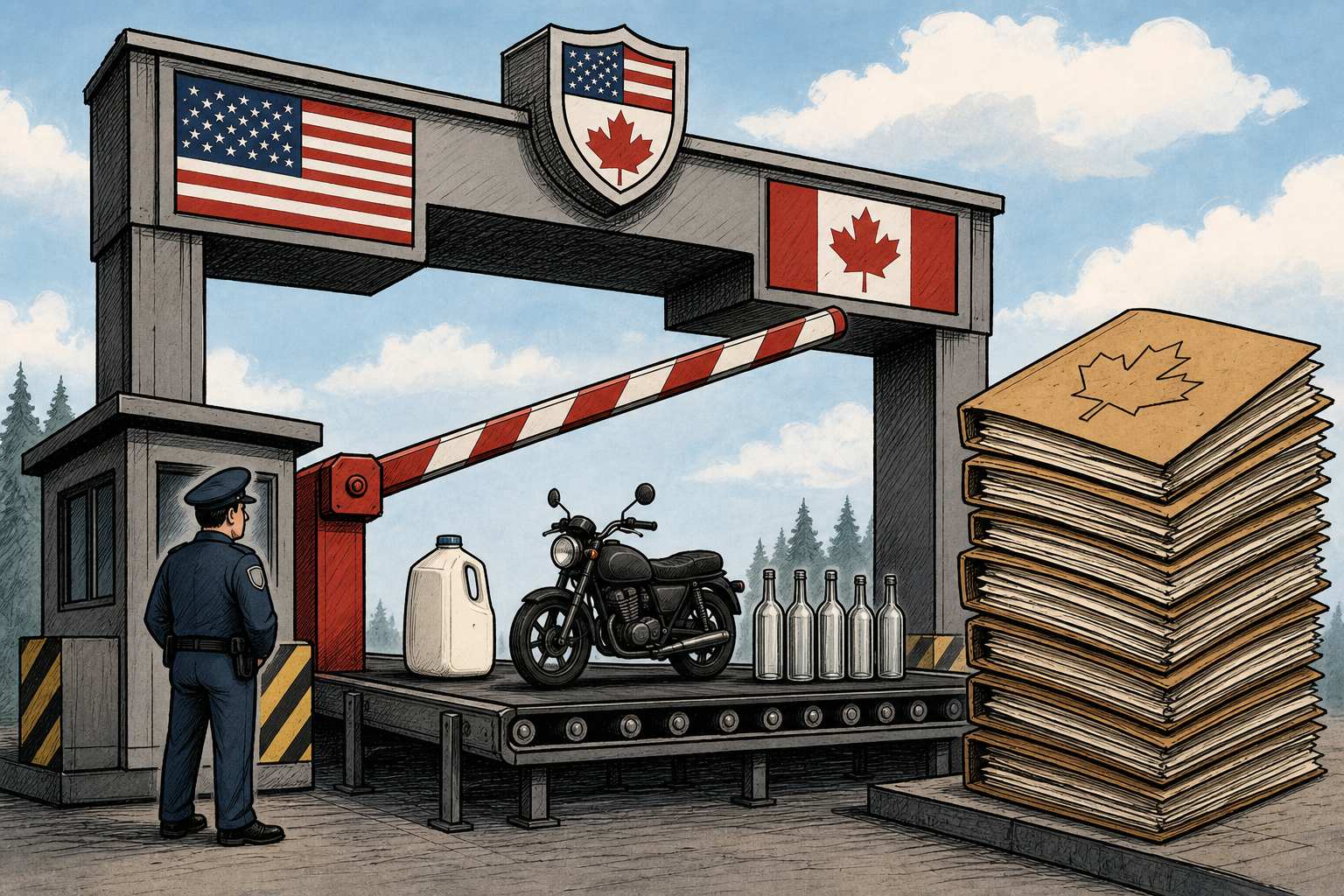 Trump Bans Canadian Dairy, Alcohol, and Motorcycles — Then Puts $50 Billion in Federal Contracts on the Line