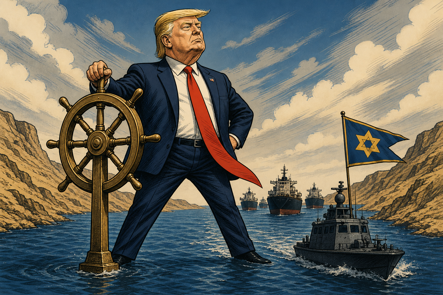 "I Think We'll Keep It": Trump Says US Has Total Control of Hormuz, IDF Calls Blockade "Highly Effective"
