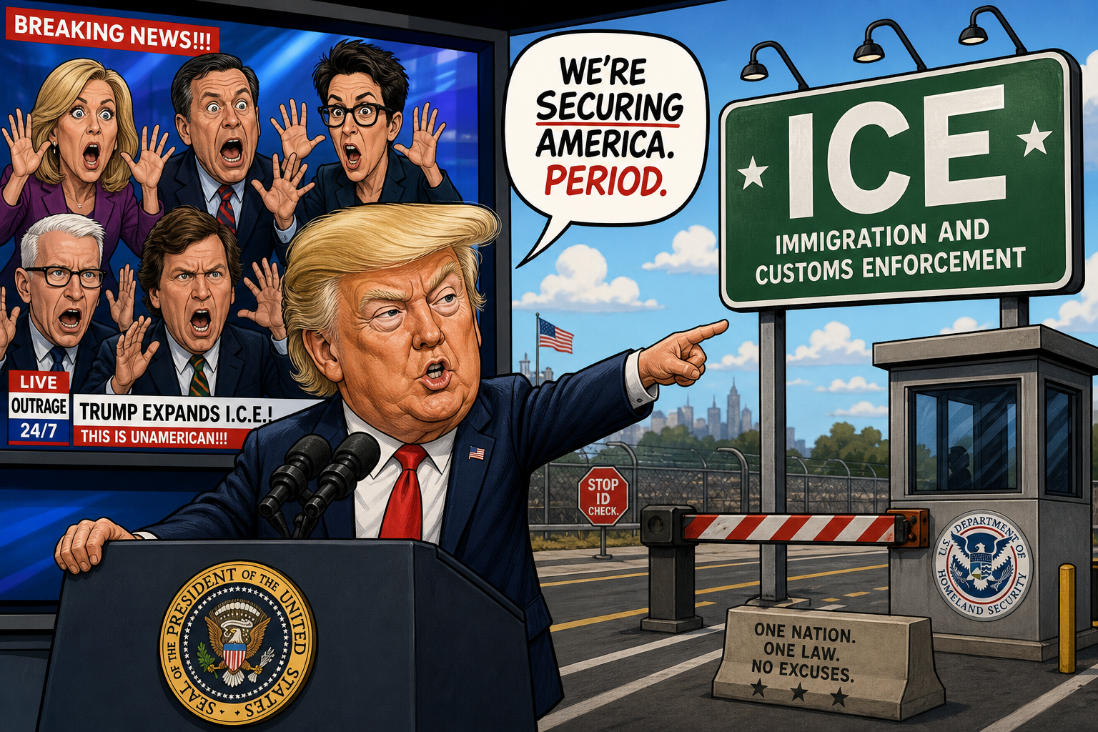 His Own Agency Paused ICE Traffic Stops After Two Deaths. One Day Later, Trump Overruled It.