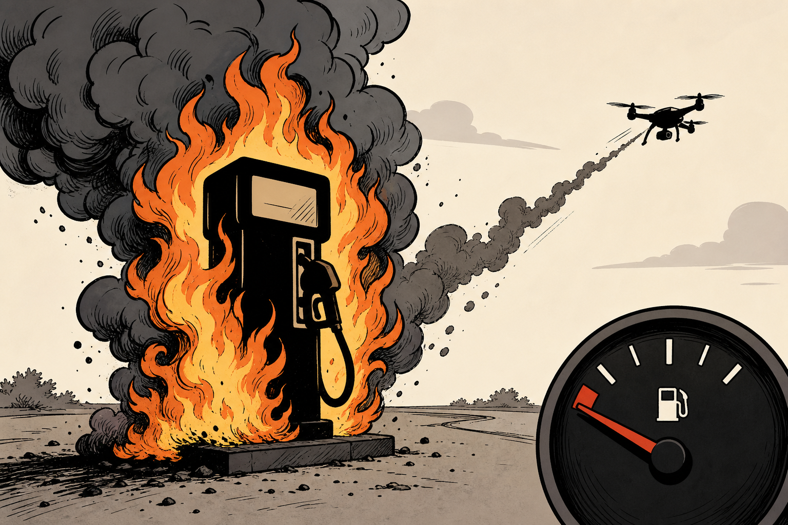 Ukraine's Drone Campaign Has Pushed Russia Into a Nationwide Fuel Crisis