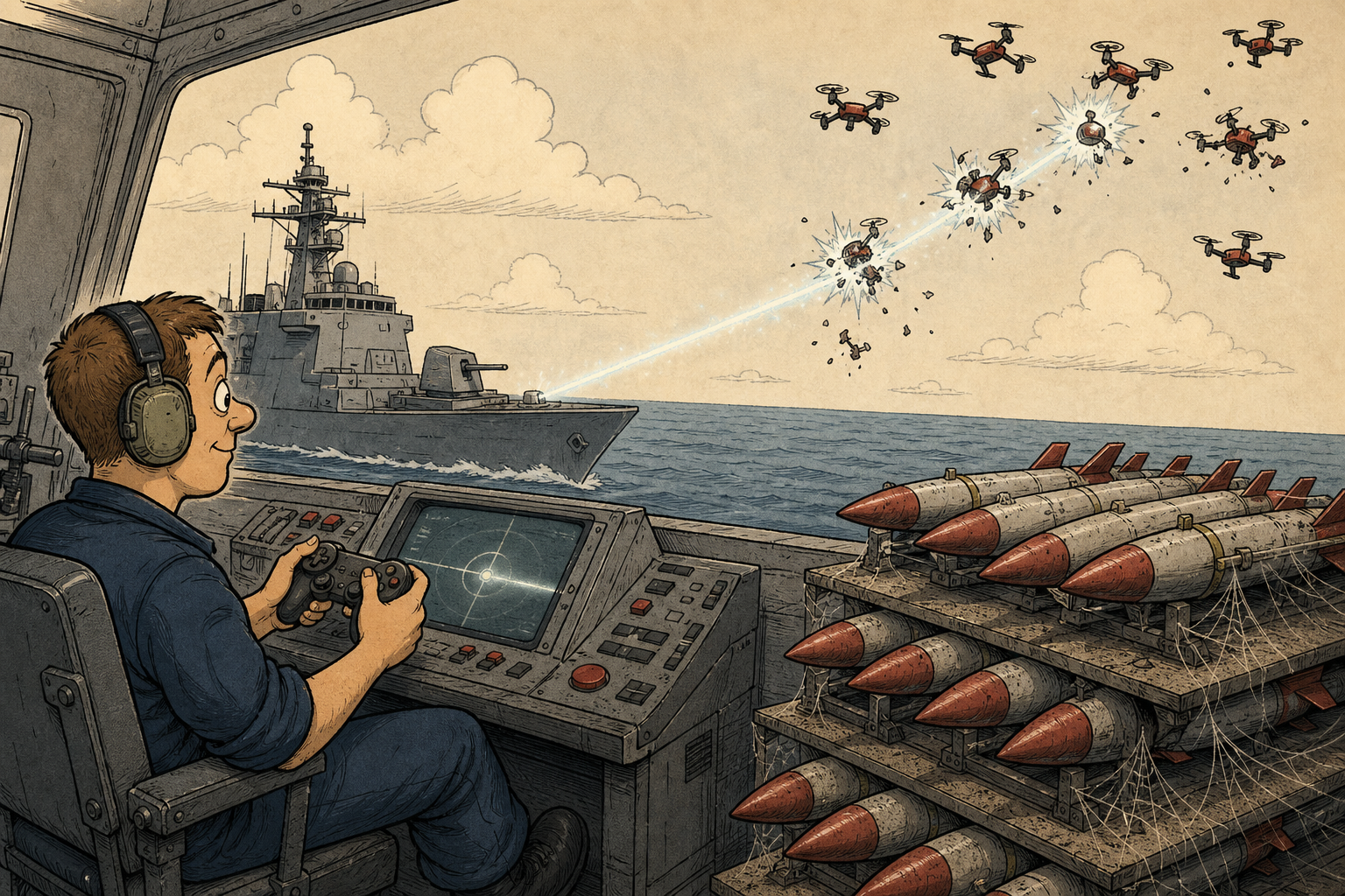The U.S. Is Reportedly Using Lasers Against Iranian Drones in Hormuz. Operators Aim Them With an Xbox Controller.