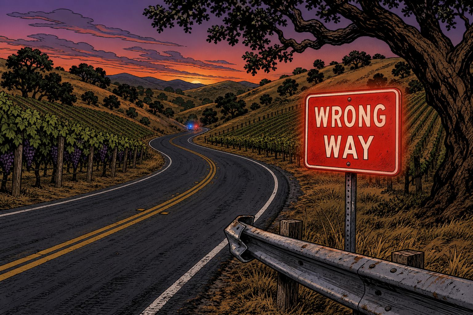A Wrong-Way Driver, a Casino Bus, and a 3 A.M. Fireball on Highway 101