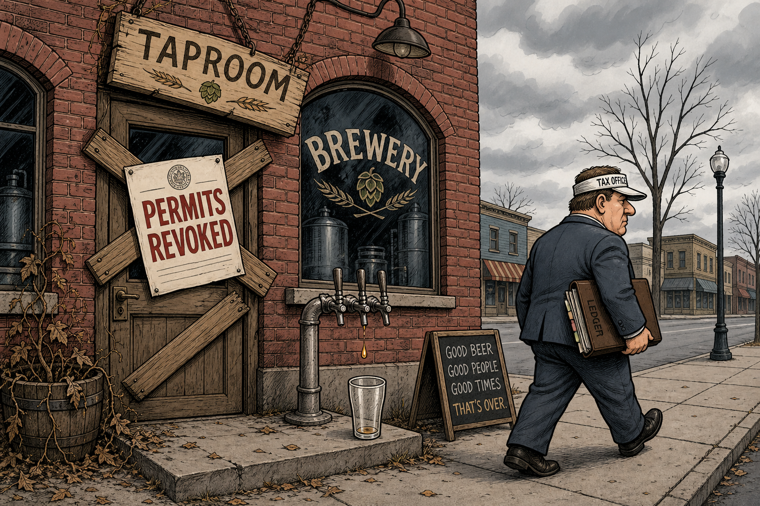 He Promised Free Beer on the Day the President Died. Now He Wants Sympathy Over a $500 Tax Bill.