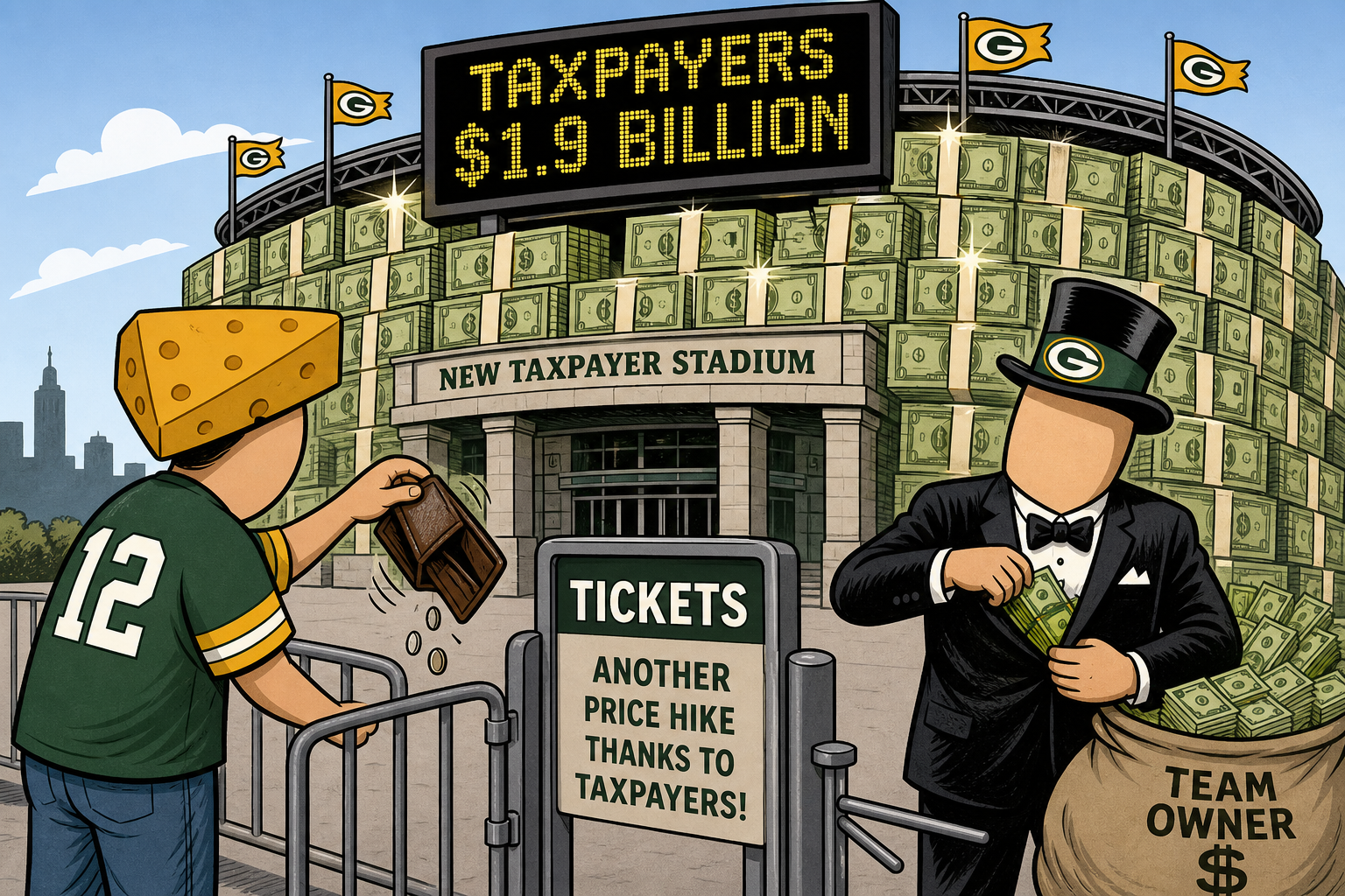 Four Stadiums. $1.9 Billion. Whose Money?