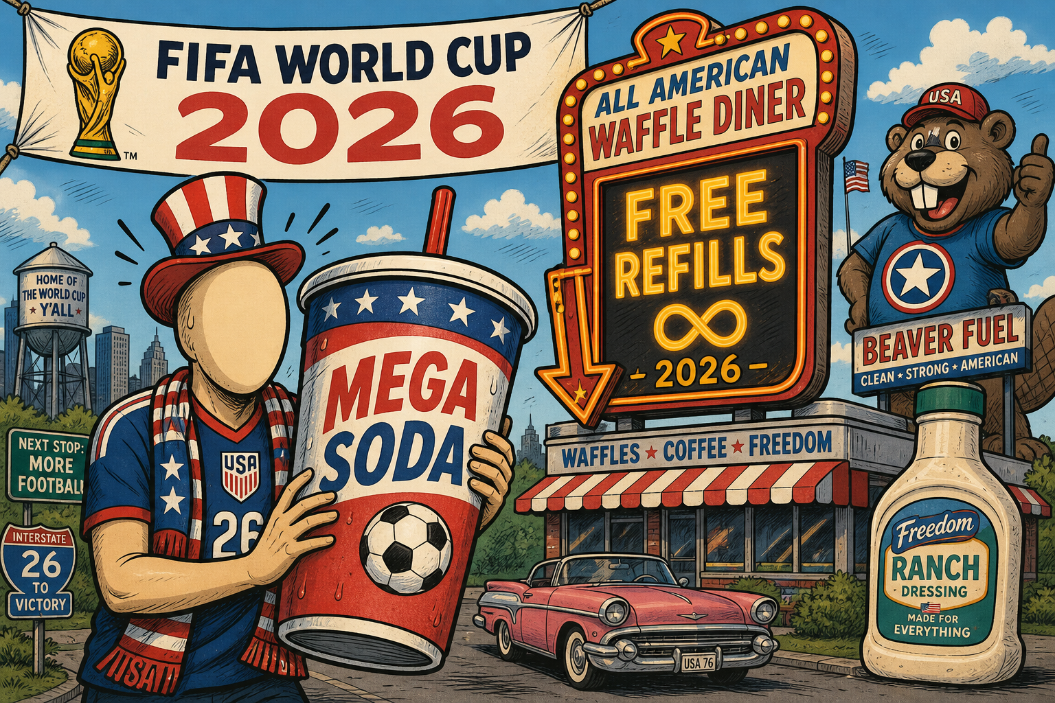 World Cup Fans Are Blown Away by America's Free Refills