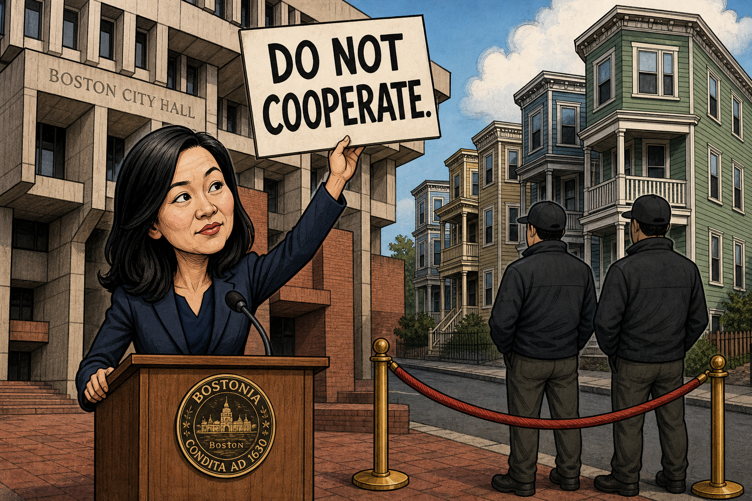 Boston Mayor Michelle Wu Warns Property Owners Not to Partner With ICE. DHS's Response: She's 'Unhinged.'