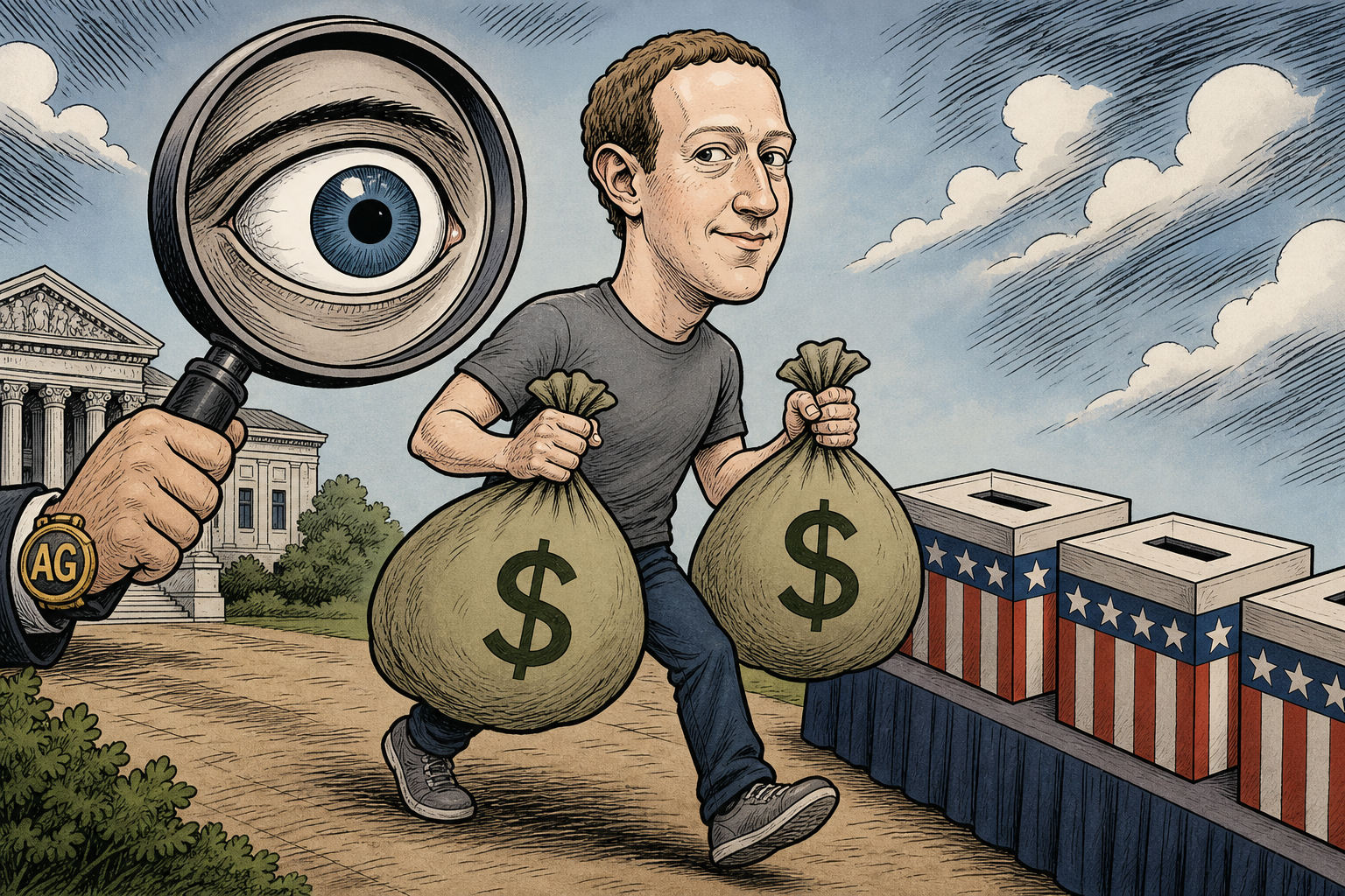 DHS Has Referred Mark Zuckerberg's Election Data Group to the Attorney General. A Signed Letter Says the 2020 Voter-File Money Machine May Have Broken Federal Privacy Law.